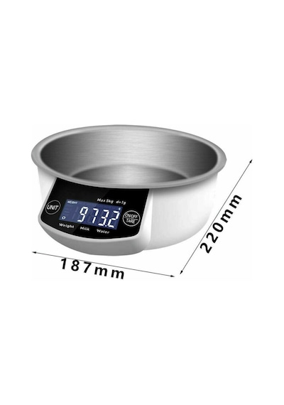 5 Kg Lcd Ekranlı Hassas Su Süt Ölçer Hazneli Sporcu Evcil Hayvan Terazisi Tartısı Diğer