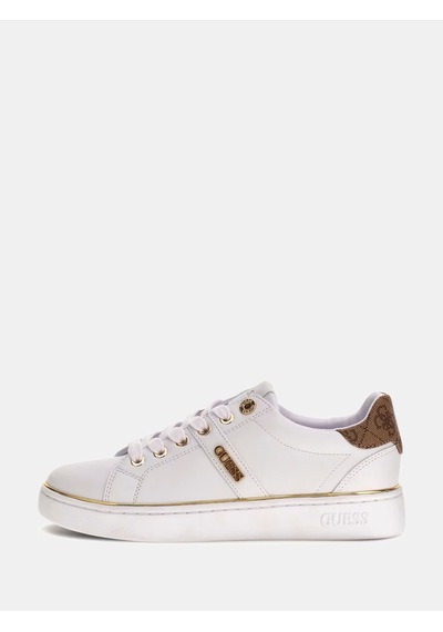 Guess Britz 4g Logolu Kadın Sneaker Ayakkabı Flfbtzele12 Beyaz