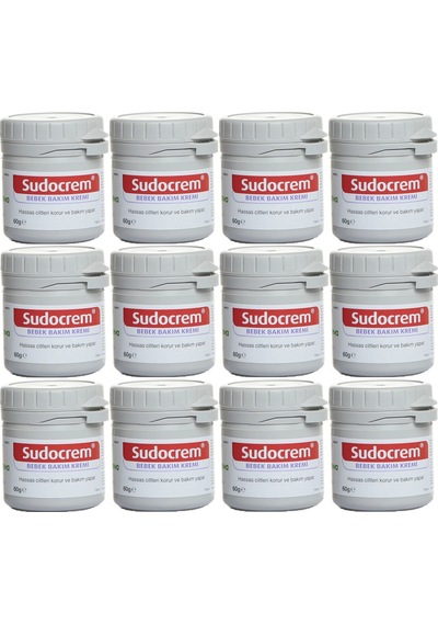 Sudocrem Cilt Bebek Bakım - Pişik Kremi 60gr 12 Li Set
