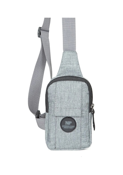 Bizoon Np261 Unisex Keten Kumaş Telefon Bölmeli Çapraz Askılı Omuz Çantası, Günlük Spor 001