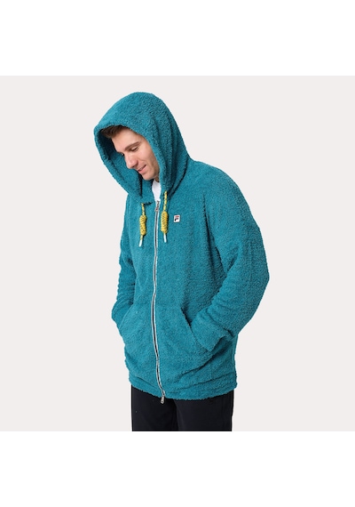 Mavi Fila Kapşonlu Sweatshirt Terry Fabric Lu411124 Mavi