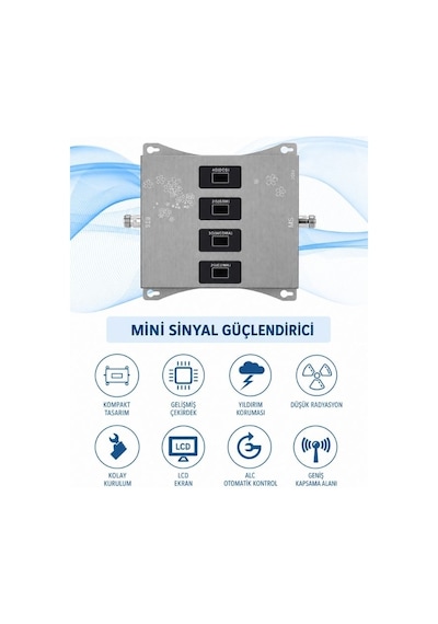Quad Band Cep Telefonu Sinyal Güçlendirici 2g 3g 4g Lte Gsm Dcs Wcdma