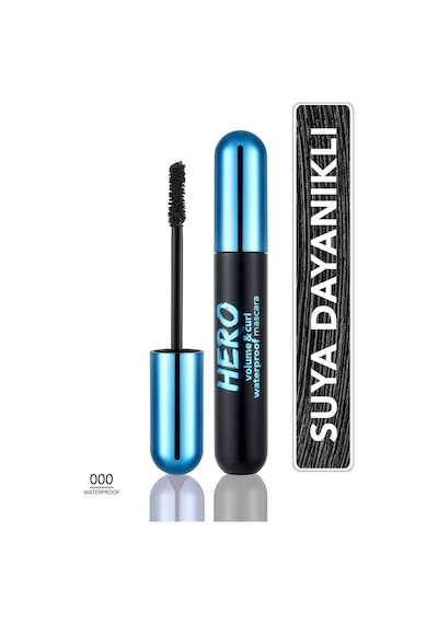 Flormar Hero Volume & Curl Suya Dayanıklı Maskara 000 Black