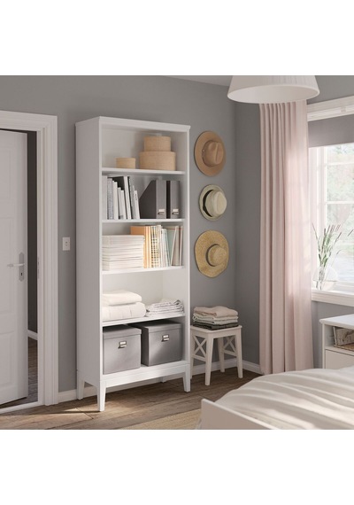 Kitaplık, Beyaz, 81x39x211 Cm Beyaz Kitaplık, Beyaz, 81x39x211 Cm Beyaz