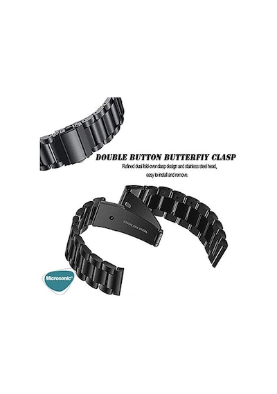 Garmin Vivoactive 5 Metal Stainless Steel Kordon Garmin Vivoactive 5 İle Uyumlu Kordon, Akıllı Saat Kayışı