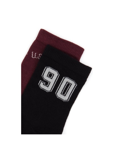 U.s. Polo Assn. Erkek Çocuk Siyah Çorap Soket 50318051-vr046 Sıyah