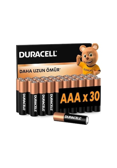 Alkalin Aaa İnce Kalem Piller 30'lu Paket