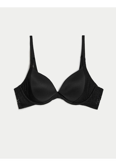 Marks & Spencer Body Soft Wired T Shirt Sütyeni Siyah