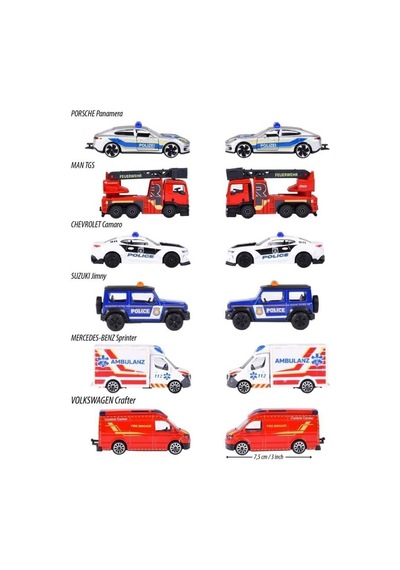 Majorette Rescue Premium Araçlar - Suzuki Jimny 3000003