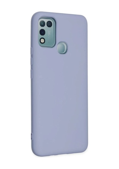 İnfinix Hot 10 Play Uyumlu Kılıf Nano İçi Kadife Silikon - Lila