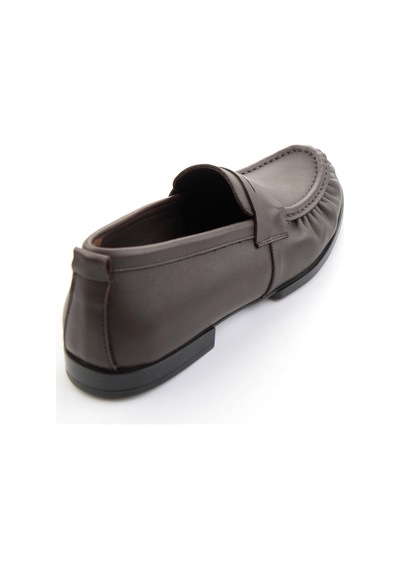 Kahve Hakiki Deri Erkek Loafer Ayakkabı E01597002503