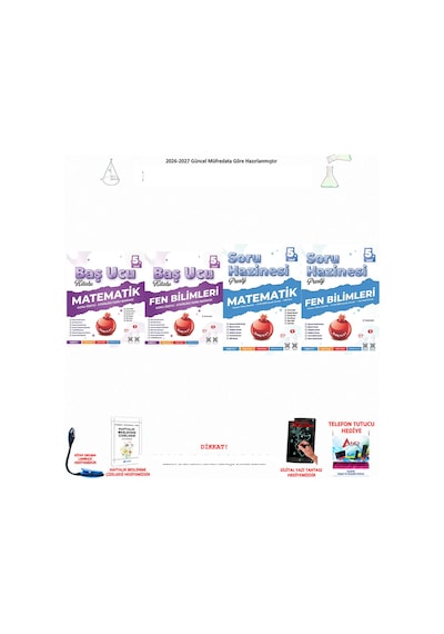 Nartest 5. Sınıf Baş Ucu Sayısal 4 Kitap Seti