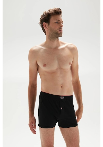 Erdem Erkek Penye Düz Renk Boxer 1400 - 6 Adet 001