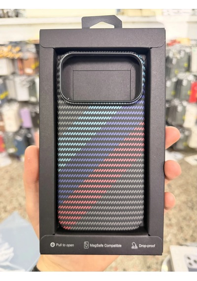 iPhone Uyumlu 17 Pro Max Knt Karbon Magsafe Kılıf No5