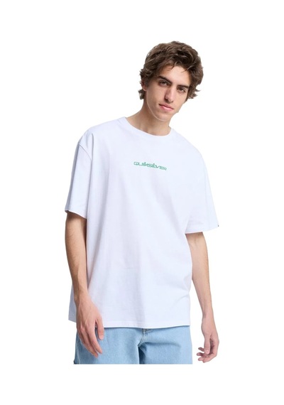 Quiksilver Fractured Erkek Tişört BEYAZ