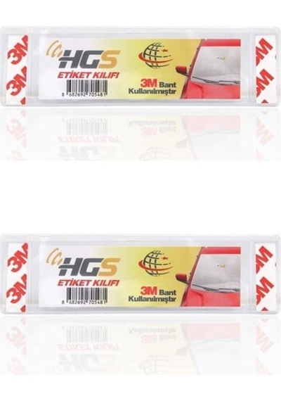 Hgs Etiket Kılıfı Etiket Kabı Pvc 3M Yapıştırıcılı 2022 Etiket Uy (541481271)