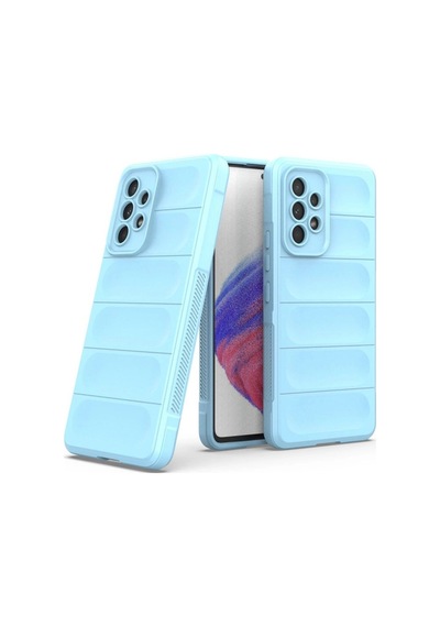 Samsung Galaxy Uyumlu , A53 5g Kılıf Optimum Silikon - Sky Blue