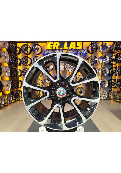4 Adet Bmw  9 19 5 120 Et48 72.6 Black Mack Jant Revize Edilmiş Takım