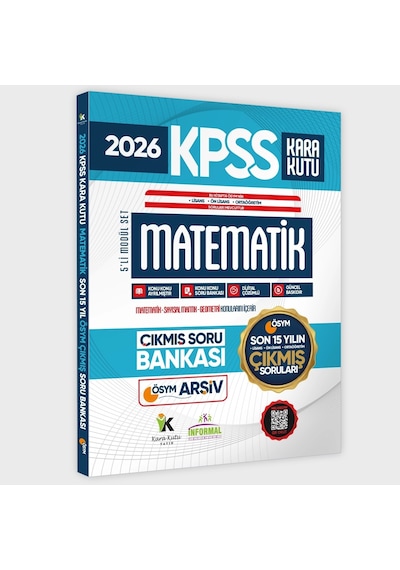 2026 Fullkpss Lisans-önlisans-ortaöğretim Kara Kutu Ösym Çıkmış Soru Bankası 5li Modül Set Son 15yıl