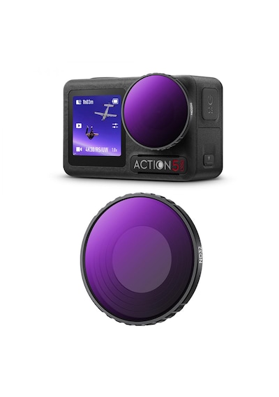 K&f Concept Djı Osmo Action 4/5 Pro Uyumlu Nd-32 5 Stop Nd Filtre