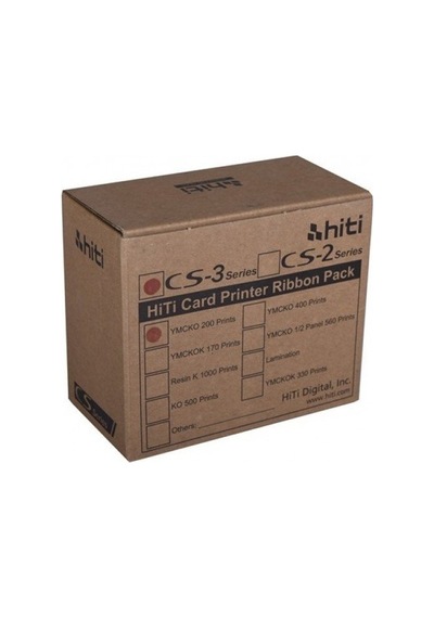 Hiti CS-3 Ribon YMCKO 200 Baskı Renkli Ribon + Çip