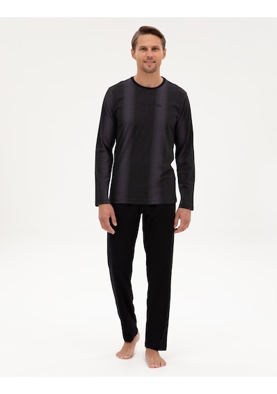 Pierre Cardin Erkek Siyah Pijama Takım 50322637-001 Siyah