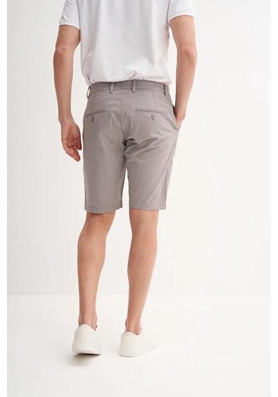 Cazador Slim Fit Bermuda Kısa Dar Paça Şort 6015 Gri