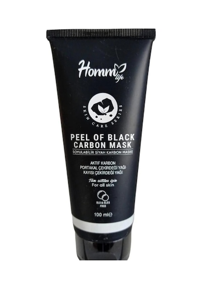 Homm Life Soyulabilir Siyah Karbon Maske 100 ML