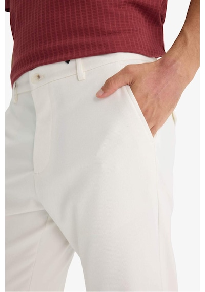 Defacto Tailored Regular Fit Duble Paça Pantolon F0288ax25auer140 Ekru