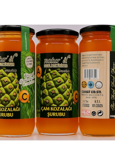 Natur'el Çam Kozalağı Şurubu 500 G