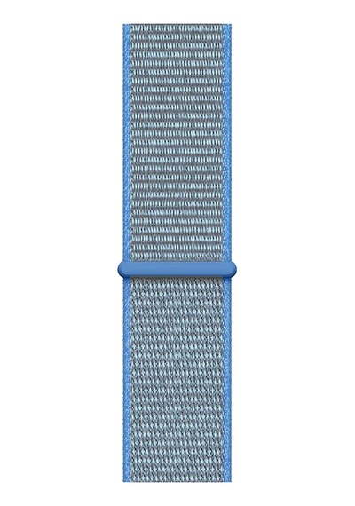 Caseonn Apple Watch Uyumlu Ultra 3 49mm Kordon Hasır Kumaş Nylon Kayış Mavi