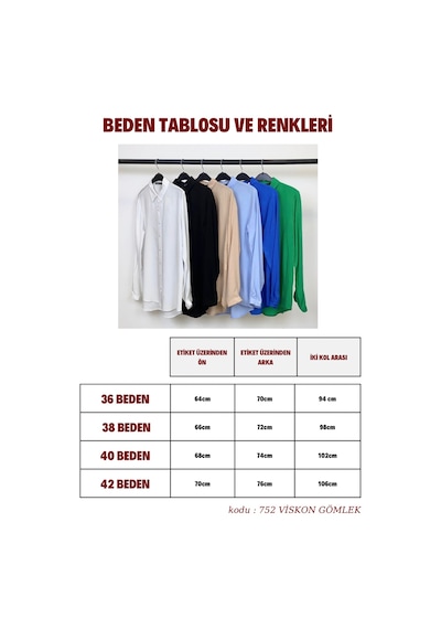 Pera Moda Arkası Uzun Tiril Tiril Viskon Kadın Gömleği Bebe Mavisi