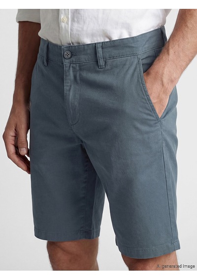Lcwaıkıkı Classic İndigo Standart Kalıp Erkek Gabardin Şort