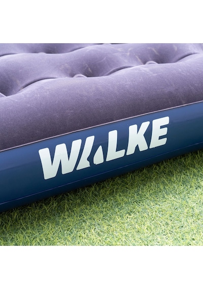 Walke King Çift Kişilik Şişme Yatak Seti (2 Yastık + Pompa Dahil) 203*152*22 CM 2210 Lacivert