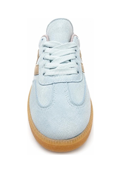 Papucumun Dünyası Unisex Süet Özel Gum Tabanlı Günlük Kullanıma Uygun Retro Sneaker Bebe Mavi Papucumun Dünyası Unisex Süet Özel Gum Tabanlı Günlük Kullanıma Uygun Retro Sneaker Bebe Mavi