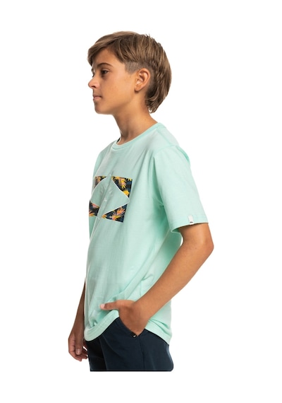 Quiksilver Circled Line Erkek Çocuk Tişört Turkuaz