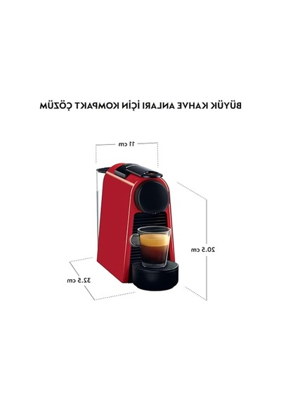 Kapsüllü Kahve Makinesi, Kırmızı Renk, Kompakt Ve Kullanışlı Tasarım 0.5mm Kenar Kalınlığı