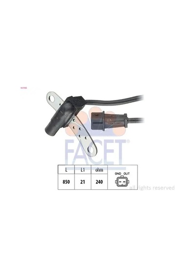 Volvo S40 Krank Sensoru 1.8 1996-2004 Facet 90165