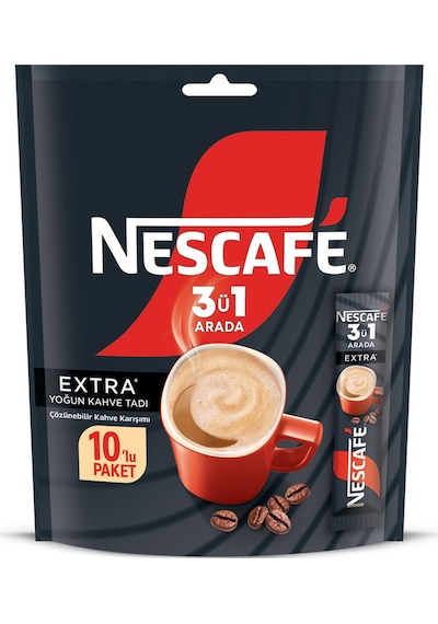 Nescafé 3ü1 Arada Extra Paket 10 X 16.5 G-53 Çözünebilir
