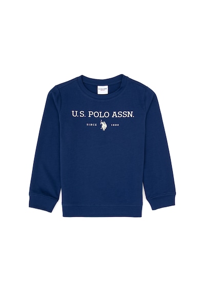 U.S. Polo Assn. Erkek Çocuk İndigo Bisiklet Yaka Sweatshirt 50313900-VR028