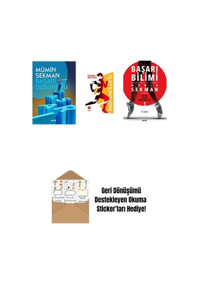 Başarı Düşünürü + Rağmenciler - Akacak Azim Damarda Durmaz + Başarı Bilimi + Okuma Sticker'ları