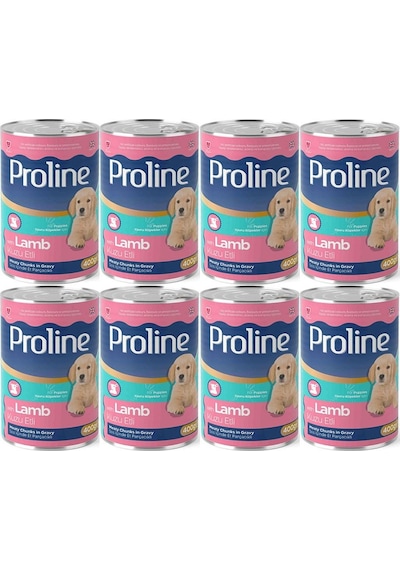 Pro Line Kuzu Etli Yavru Köpek Konservesi 8 x 400 G