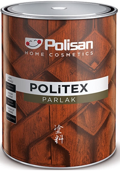 Polisan Politex Lux Vernikli Parlak Ahşap Koruyucu Naturel Yeşil 2,5 Lt.