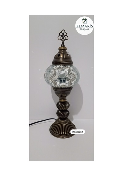El Yapımı Otantik Mozaik Masa Beyaz - 752264391 Beyaz