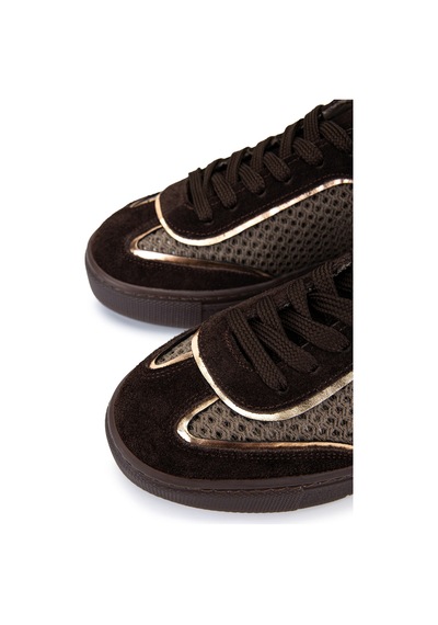 Tamer Tanca Kadın Kahverengi Süet Sneakers & Spor Ayakkabı 1063 209 Bn Ayk Y26 Kahve Suet