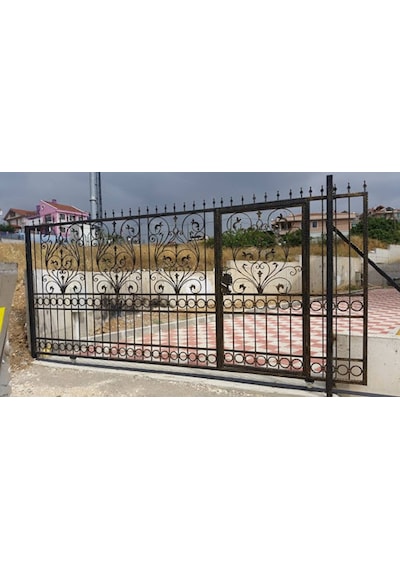 60 Lık Kepli Metal Makara Ray Tekeri 60 Mm Kapı Makarası Gazi