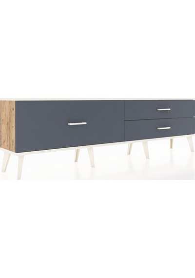 Arges Tv Ünitesi 3 Çekmeceli 176x30x51 Çam-aytaşı/antrasit Aytası/antrasıt Arges Tv Ünitesi 3 Çekmeceli 176x30x51 Çam-aytaşı/antrasit Aytası/antrasıt