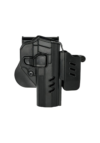 Black Grips Zigana Zig 14 Uyumlu Tek Şarjörlü Taktik Polimer Kılıf // Siyah Siyah