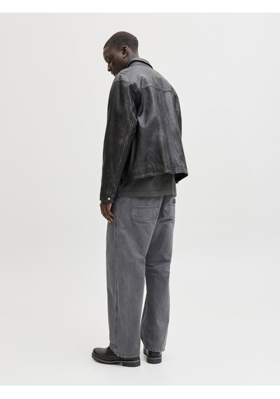 Jack & Jones Erkek Yüksek Bel Pantolon - Alex - 12288528 Iron Gate