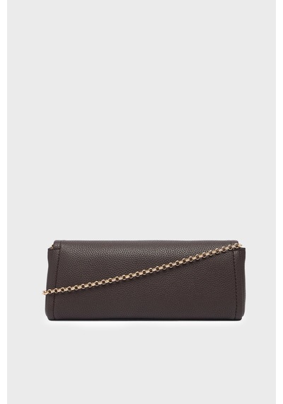 Calvin Klein Logolu Zincir Askılı Çanta Lv04f3740gbal Bayan Çanta Lv04f3740g Bal Kahve